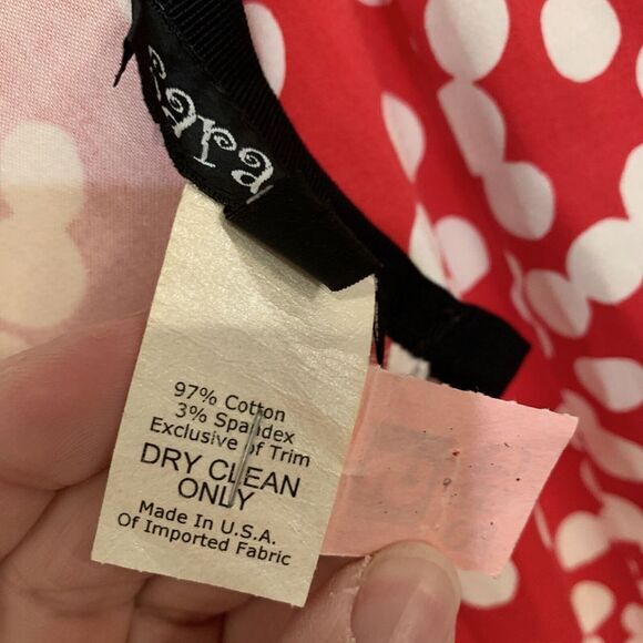 Sara Jane Skirt Womens 0 A Line Wearable Art Artsy Polka Dot Flare Retro Pleated - Picture 8 of 8